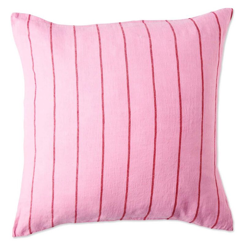 Kip&Co Iced Vovo Stripe Linen European Pillowcases 2P Set image number 0